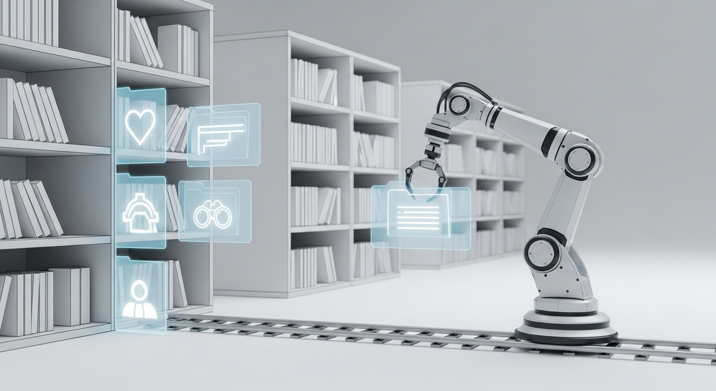 Robot sorting user profiles